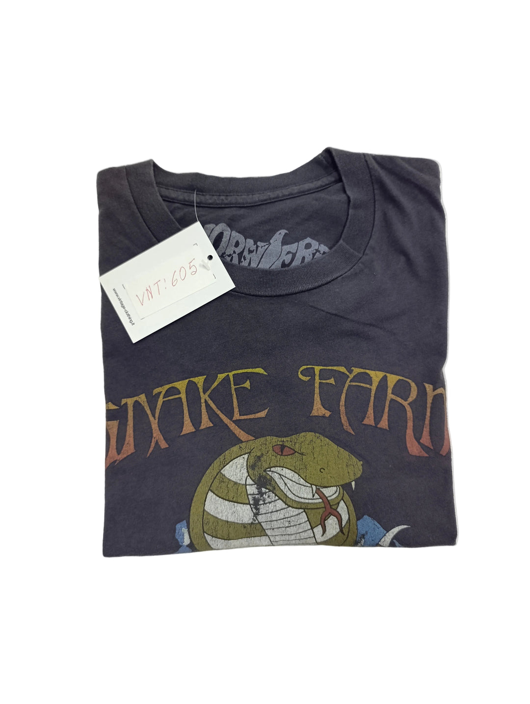WORN FREE T-shirt Tg. M single stitch vintage