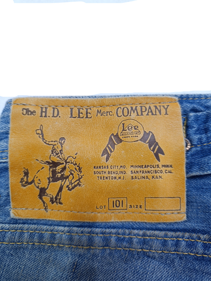 Lee 101B W28 L32 vintage jeans usato LOT 101