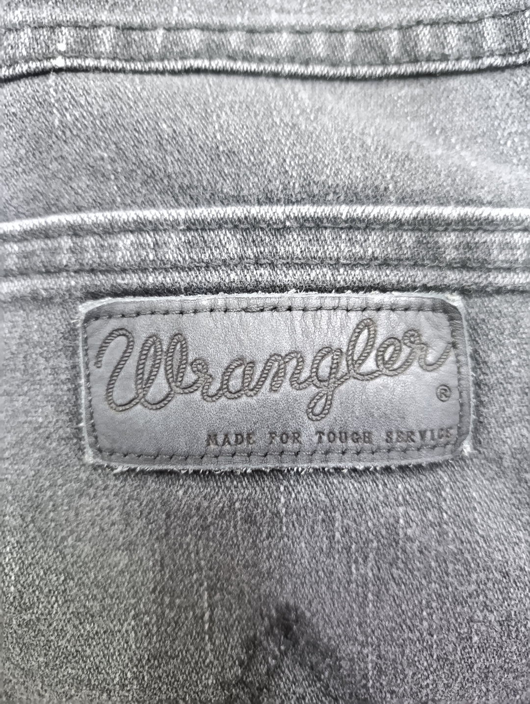 Wrangler Arizona stretch W36 L32 nero vintage jeans usato