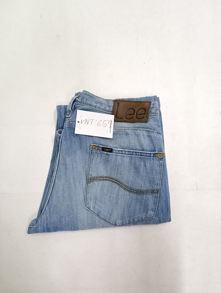 Lee Dillon Bootcut W33 L34 denim vintage jeans usato zampa