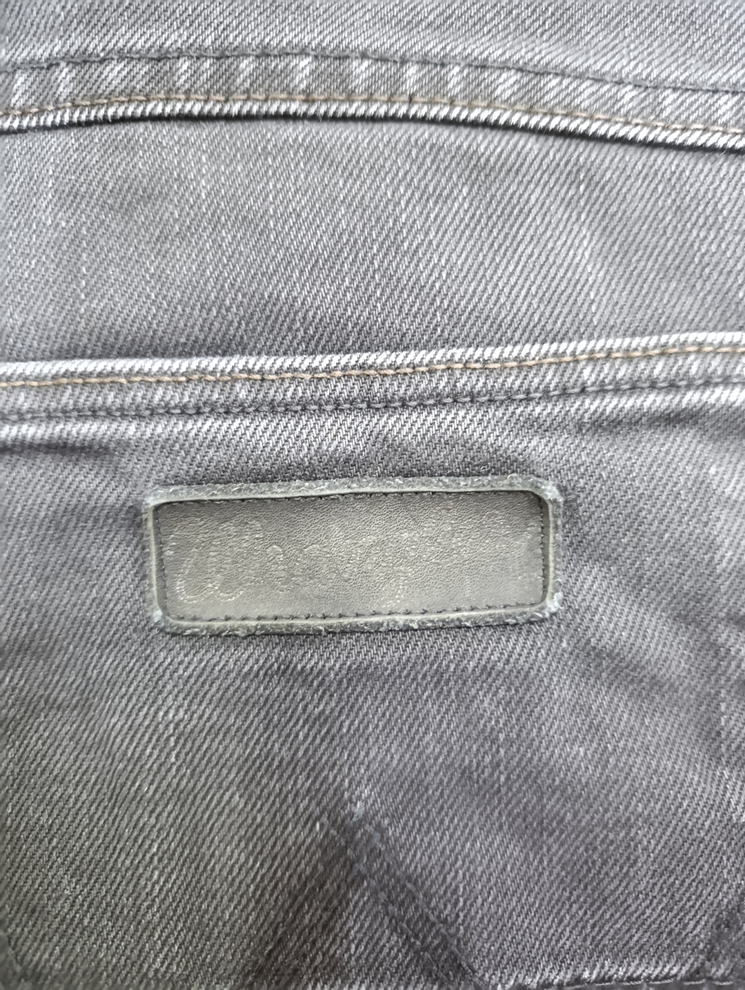 Wrangler Spencer regular fit W34 L32 nero vintage jeans usato