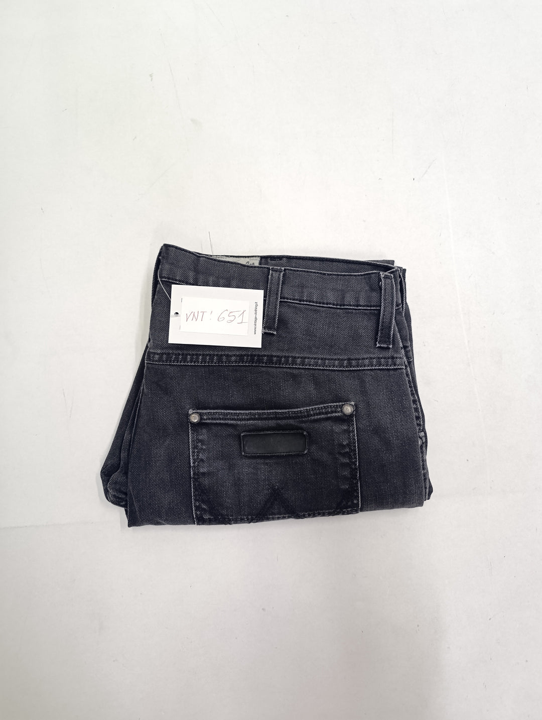 Wrangler Spencer regular fit W34 L32 nero vintage jeans usato