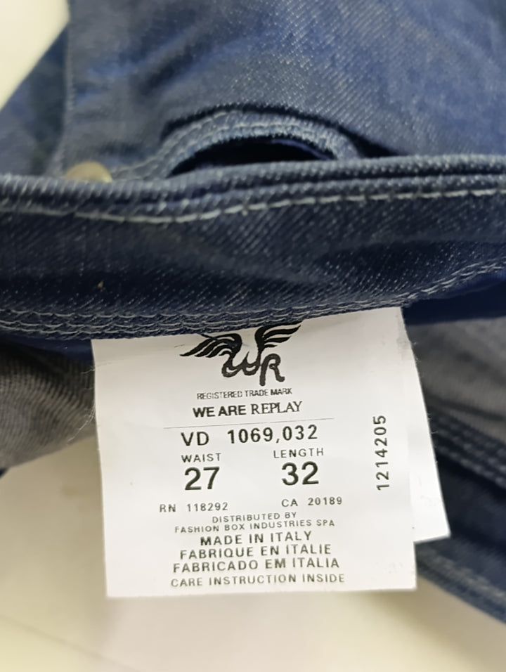 We Are Replay skinny fit deadstock nuovo donna W27 L32 vintage jeans