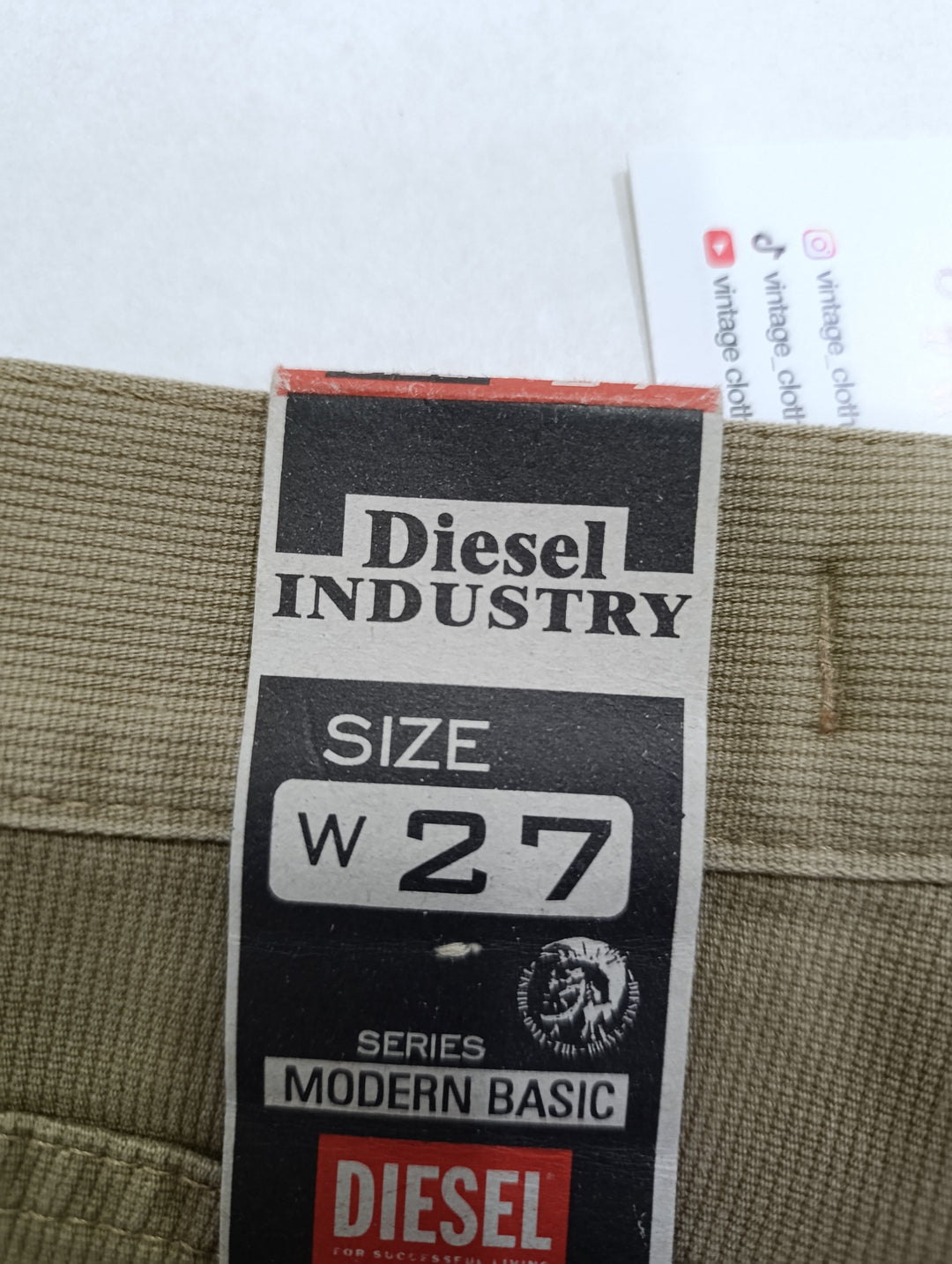 Diesel Cochise basic deadstock nuovo W27 vintage jeans