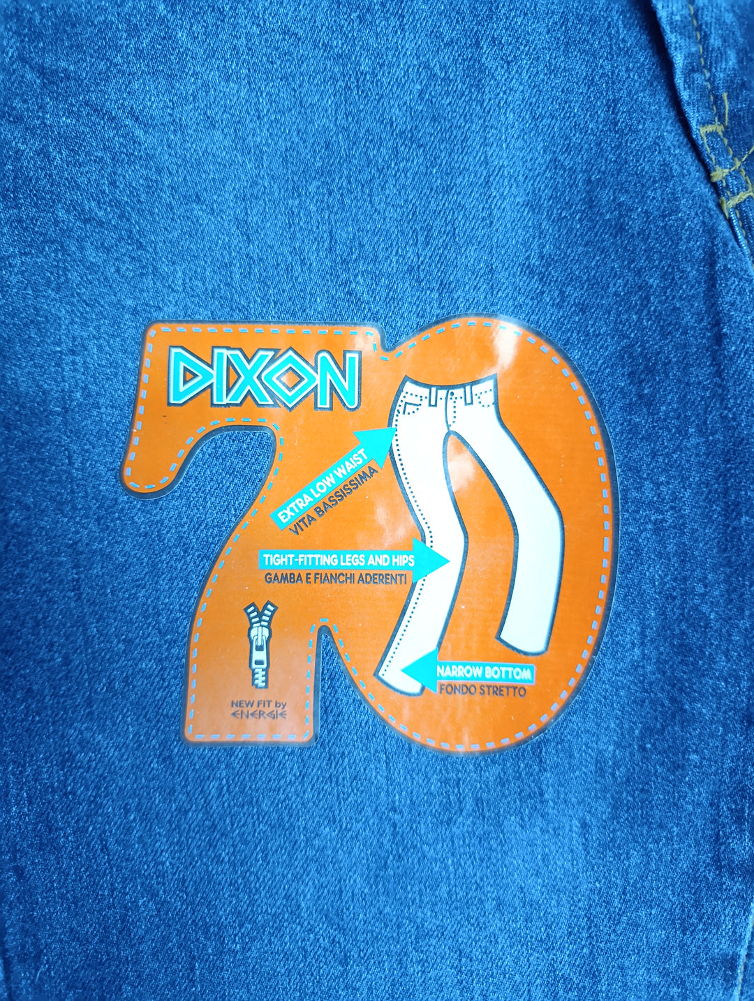 Energie deadstock nuovo W27 vintage jeans anni 90