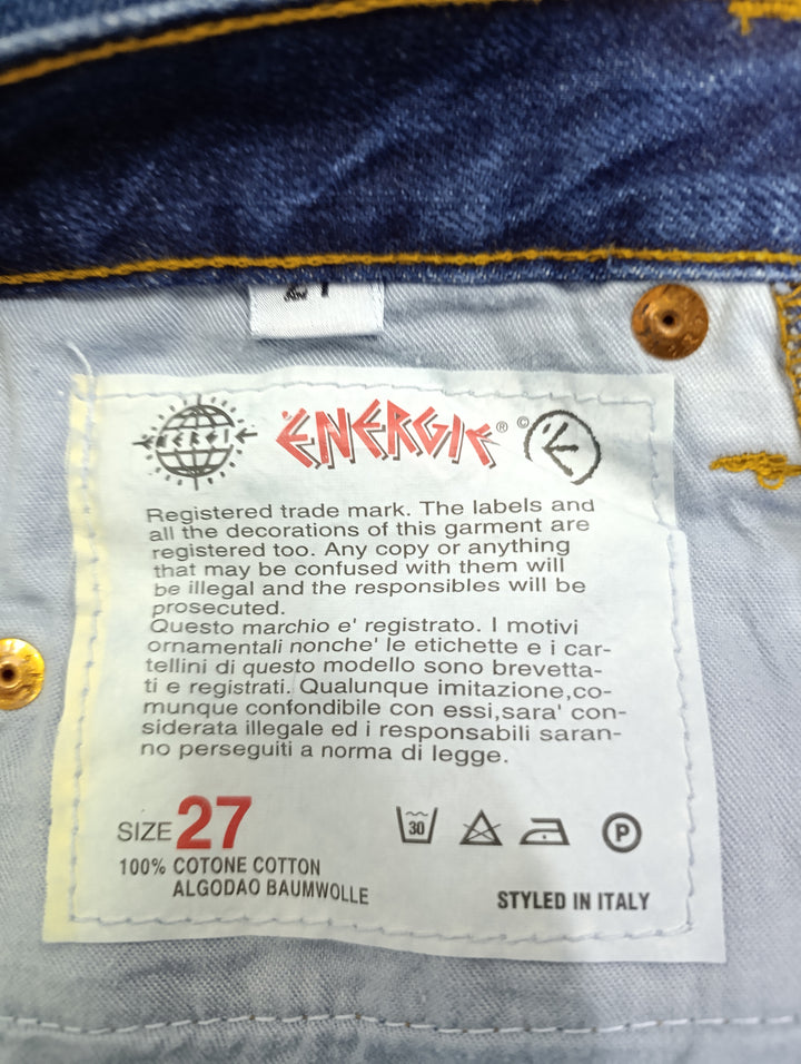 Energie deadstock nuovo W27 vintage jeans anni 90