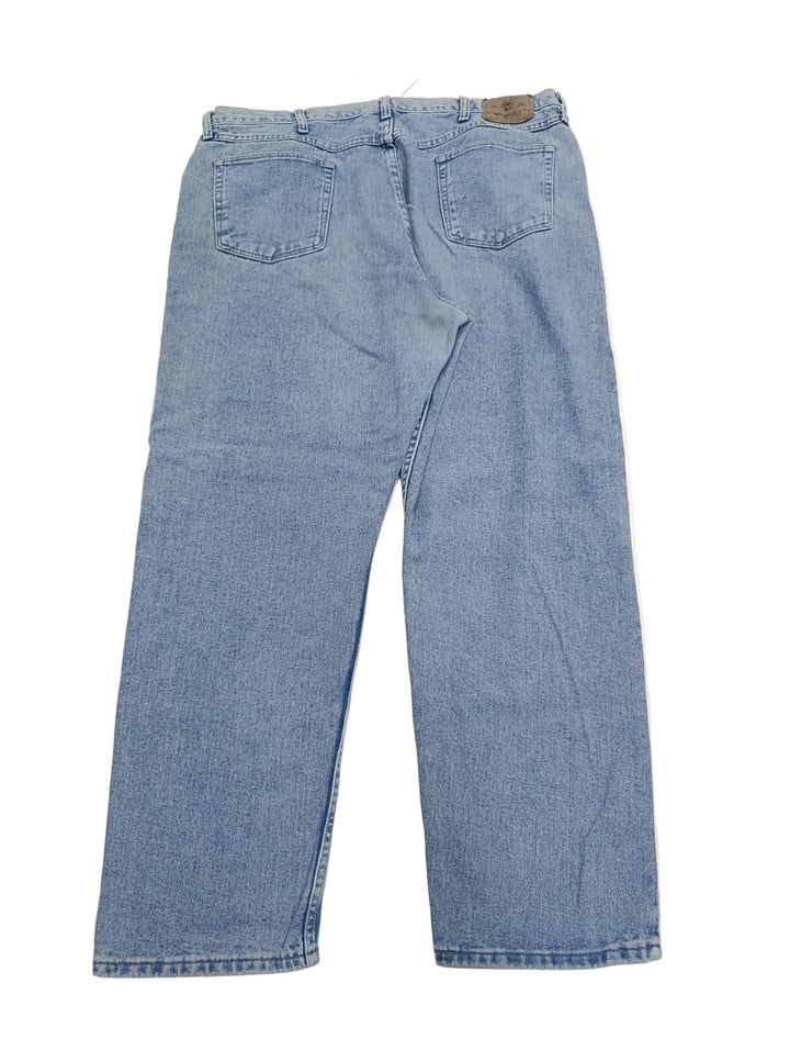 Wrangler premium quality W42 L32 vintage jeans usato unisex