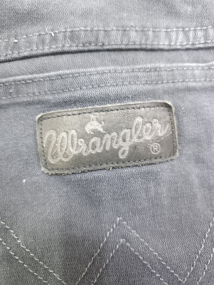 Wrangler Texas stretch nero W42 L34 vintage jeans usato unisex