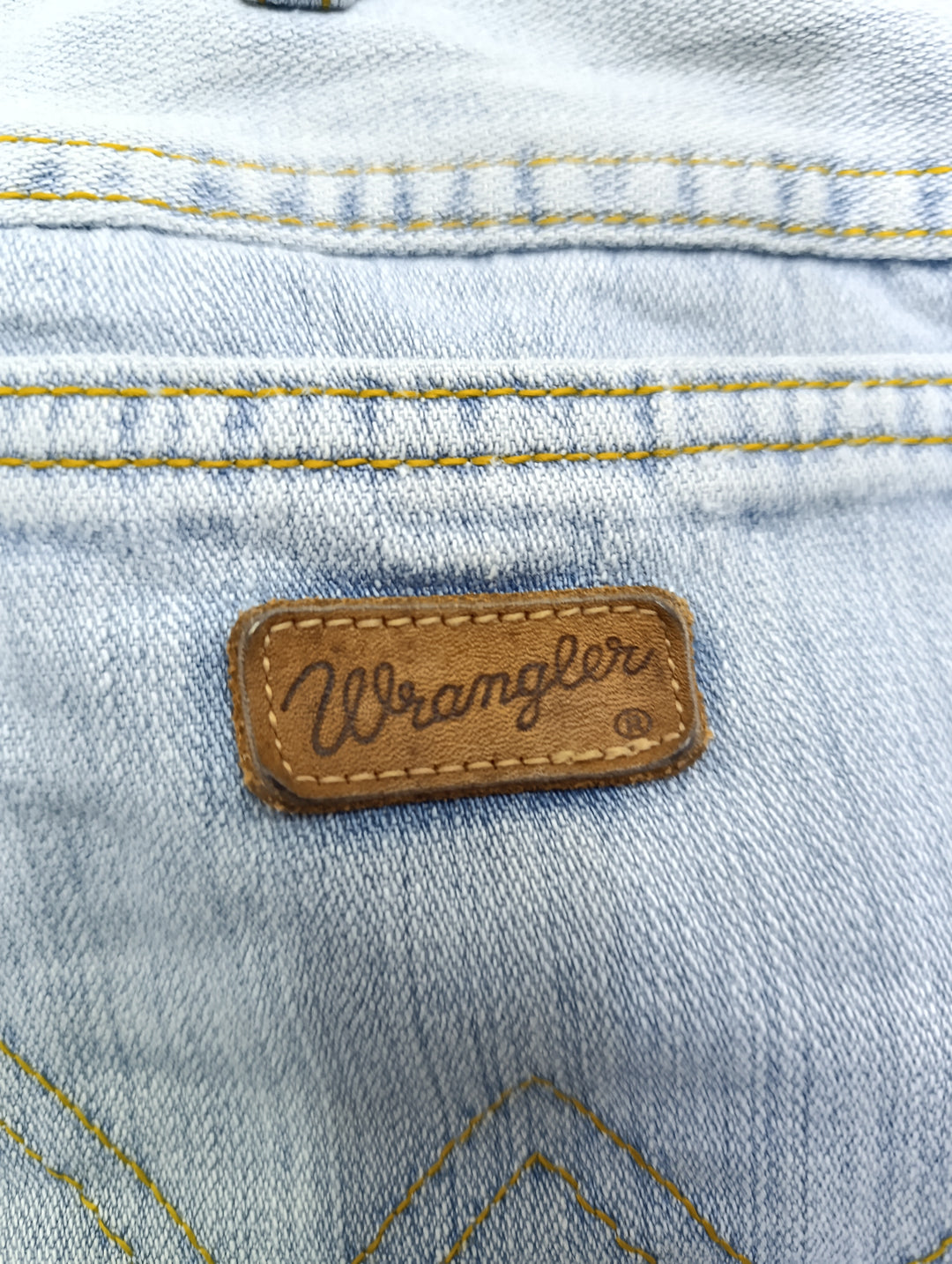 Wrangler Texas denim W34 L34 vintage jeans usato unisex