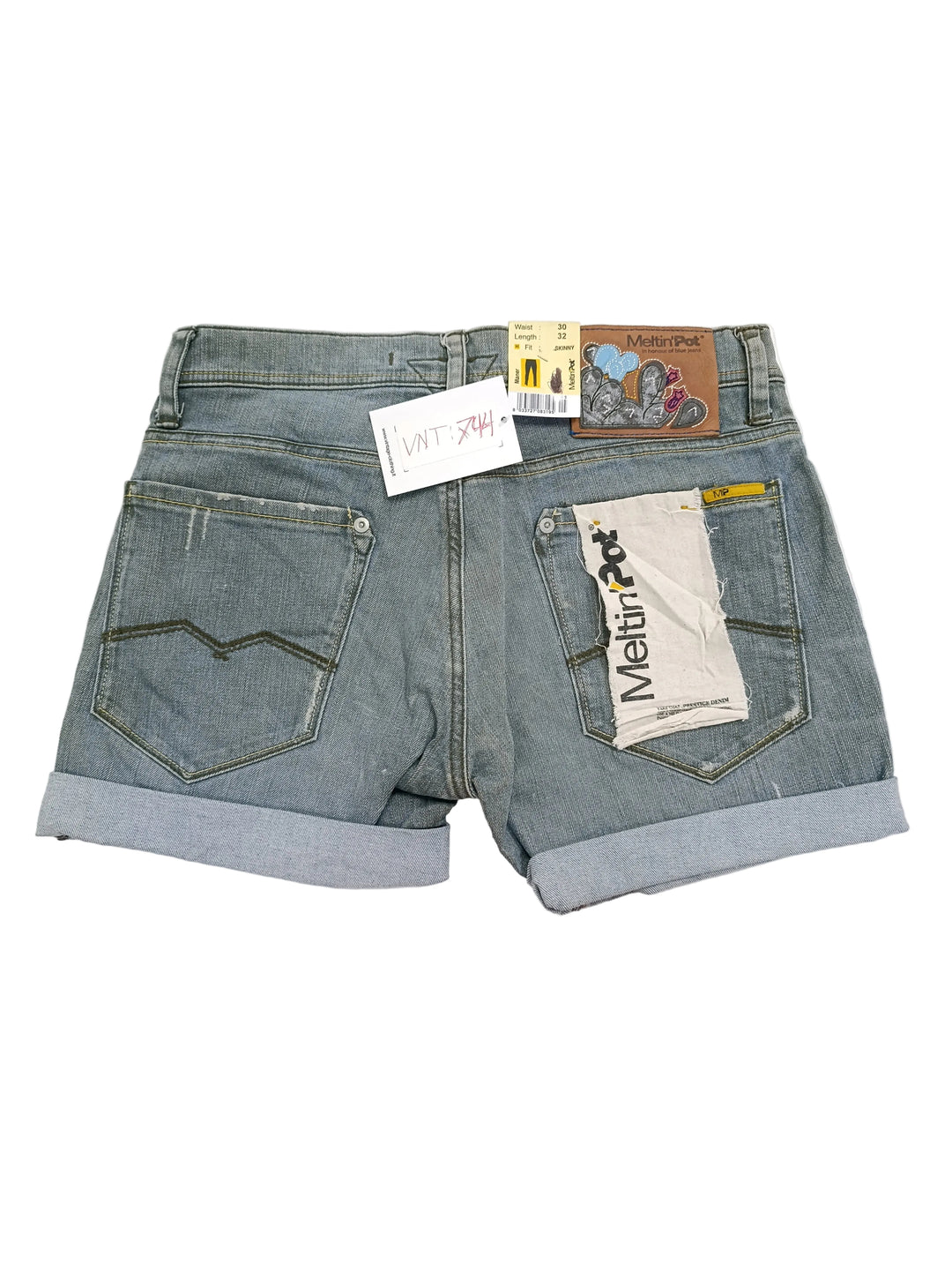 Meltin Pot short donna nuovo W30 Deadstock vintage jeans