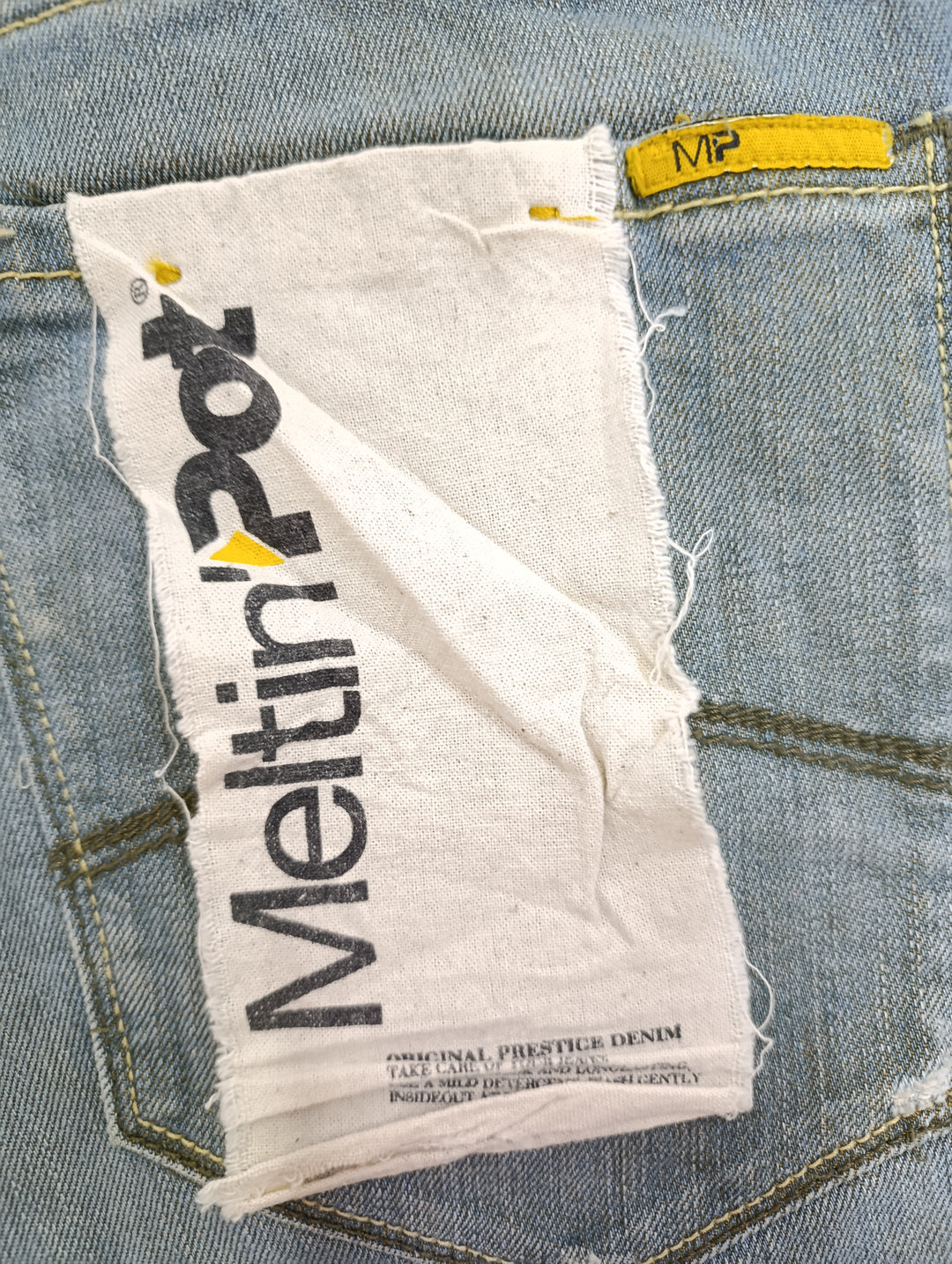 Meltin Pot short donna nuovo W30 Deadstock vintage jeans