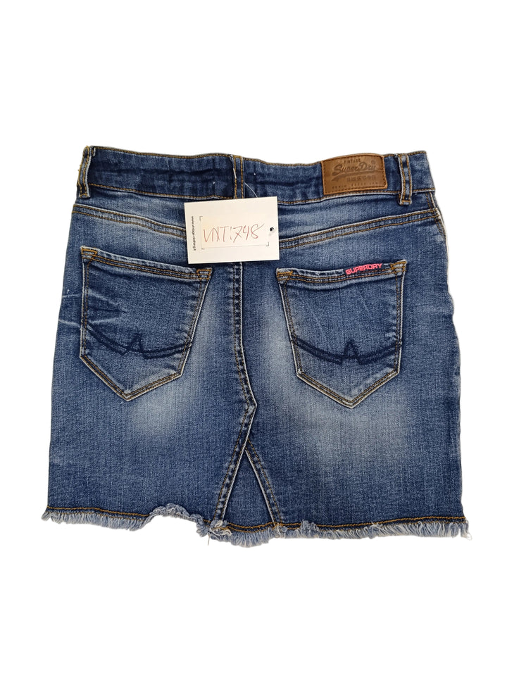 Superdry minigonna donna Taglia XS Mini gonna y2k vintage jeans