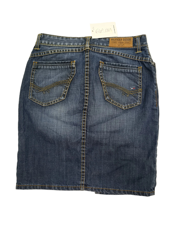 Tommy Hilfiger gonna donna Taglia XS y2k vintage jeans