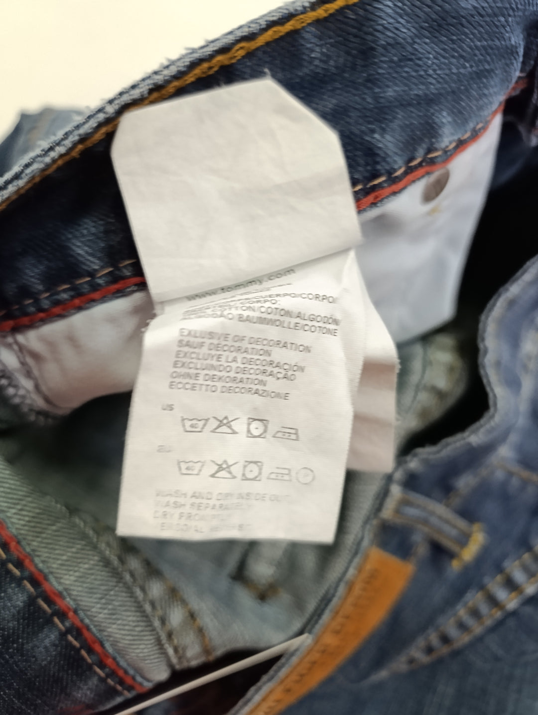 Tommy Hilfiger gonna donna Taglia XS y2k vintage jeans