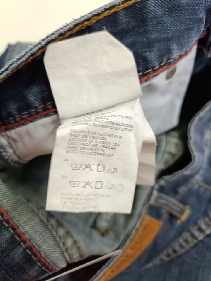 Tommy Hilfiger gonna donna Taglia XS y2k vintage jeans