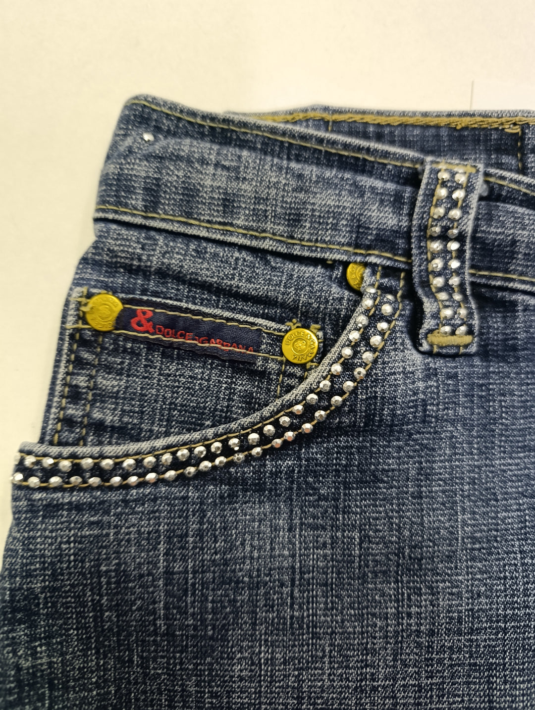 D&amp;G y2k gonna donna Taglia S y2k dolce e gabbana vintage jeans