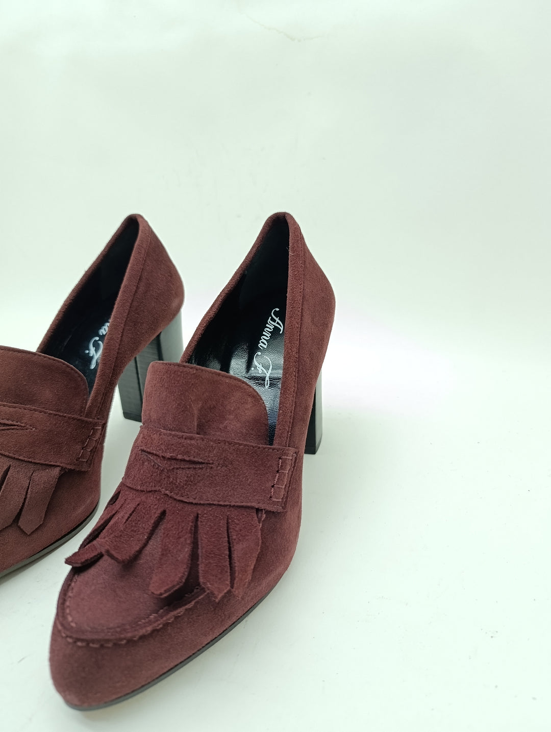 Anna F. tronchetto donna numero 38 vero cuoio nuove deadstock