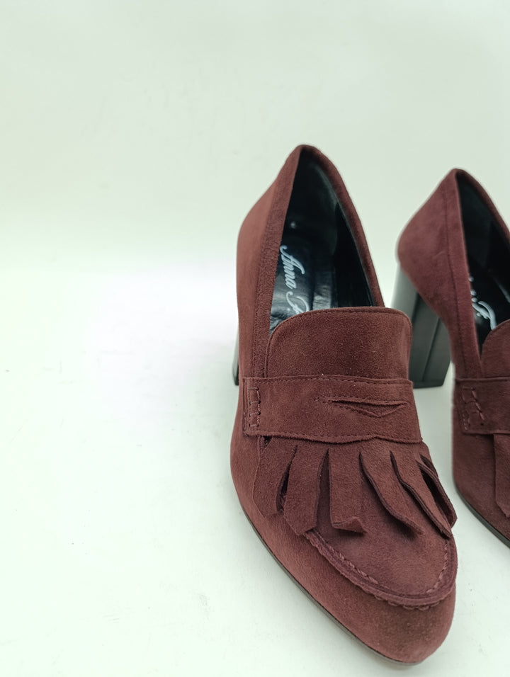 Anna F. tronchetto donna numero 38 vero cuoio nuove deadstock