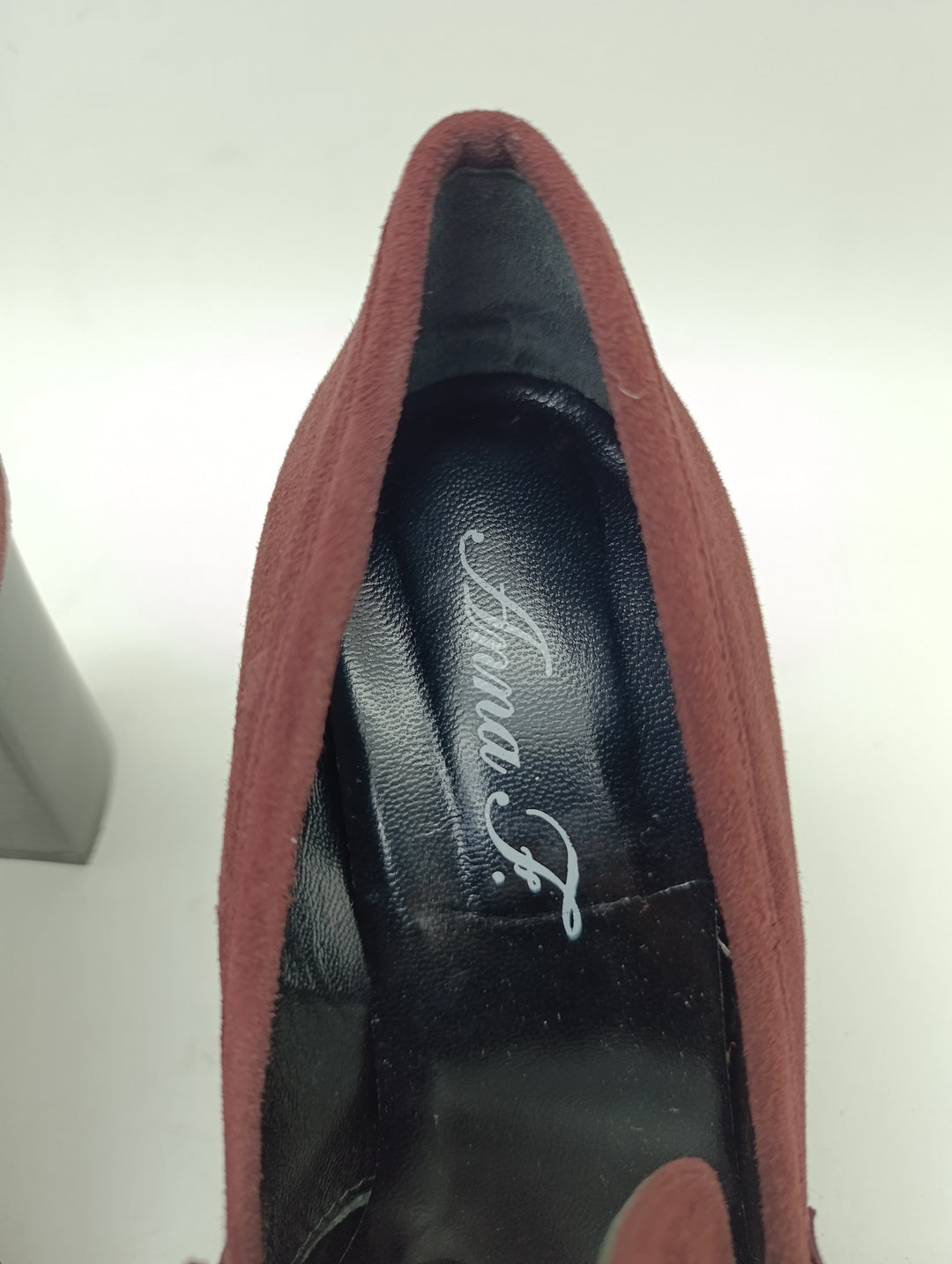 Anna F. tronchetto donna numero 38 vero cuoio nuove deadstock