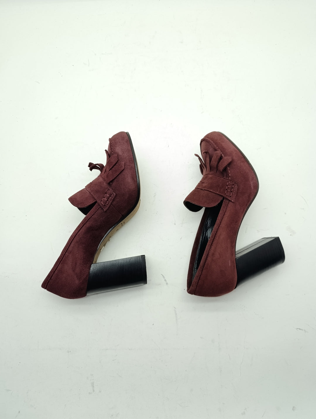 Anna F. tronchetto donna numero 38 vero cuoio nuove deadstock
