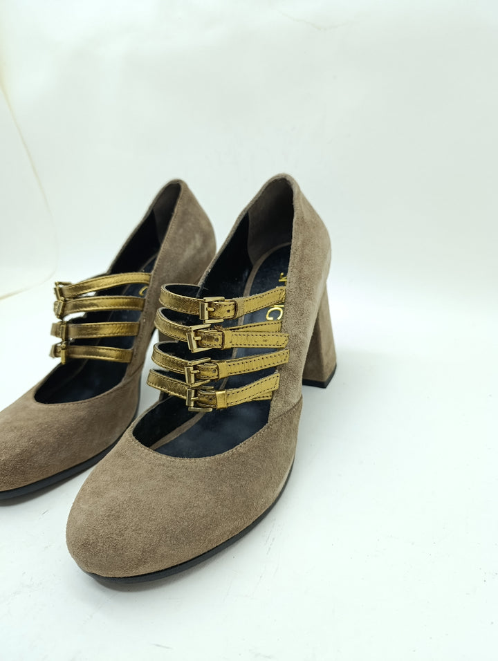 Spring tronchetto donna numero 40 vero cuoio nuove deadstock