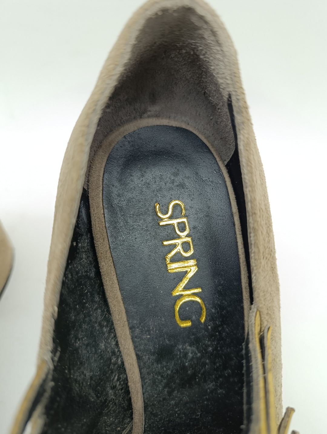 Spring tronchetto donna numero 40 vero cuoio nuove deadstock