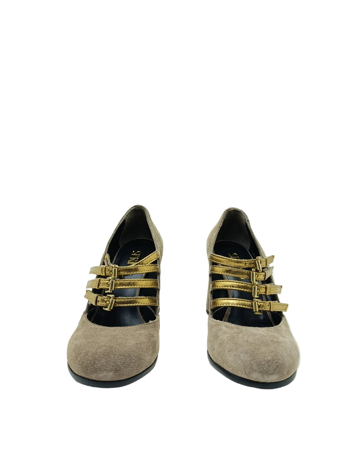 Spring tronchetto donna numero 35 vero cuoio nuove deadstock
