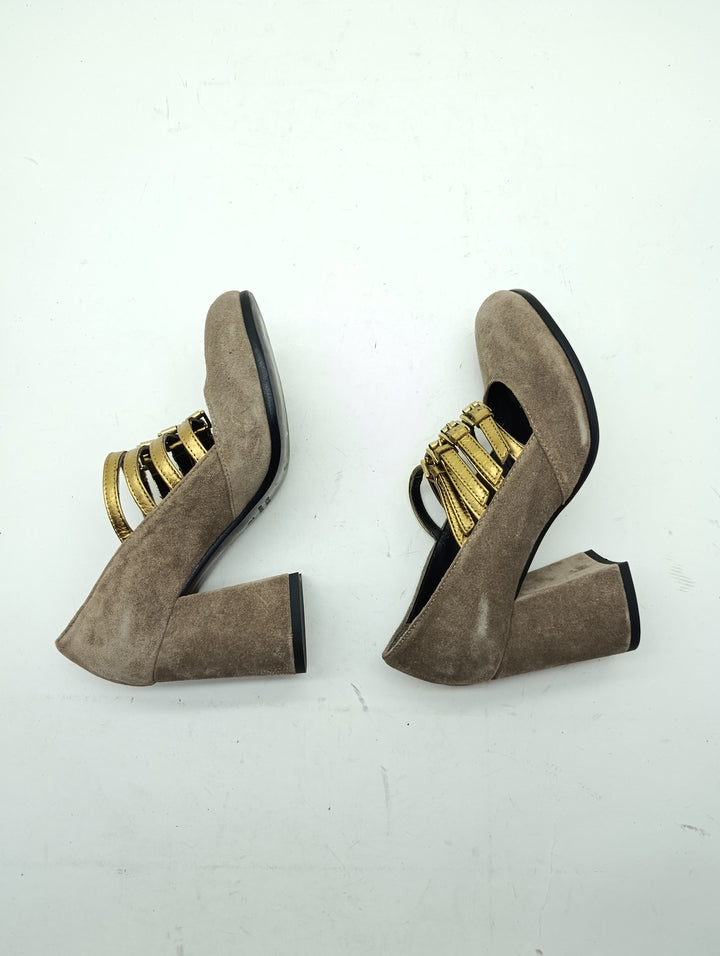Spring tronchetto donna numero 35 vero cuoio nuove deadstock