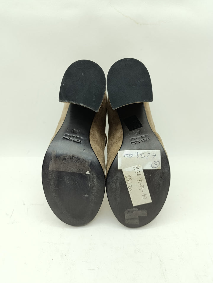 Spring tronchetto donna numero 35 vero cuoio nuove deadstock