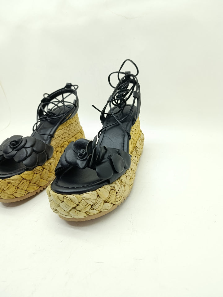 Emanuele Vee Sandalo Zeppa donna numero 37 nuovo deadstock