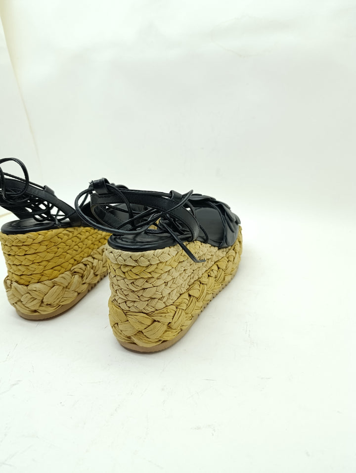 Emanuele Vee Sandalo Zeppa donna numero 37 nuovo deadstock