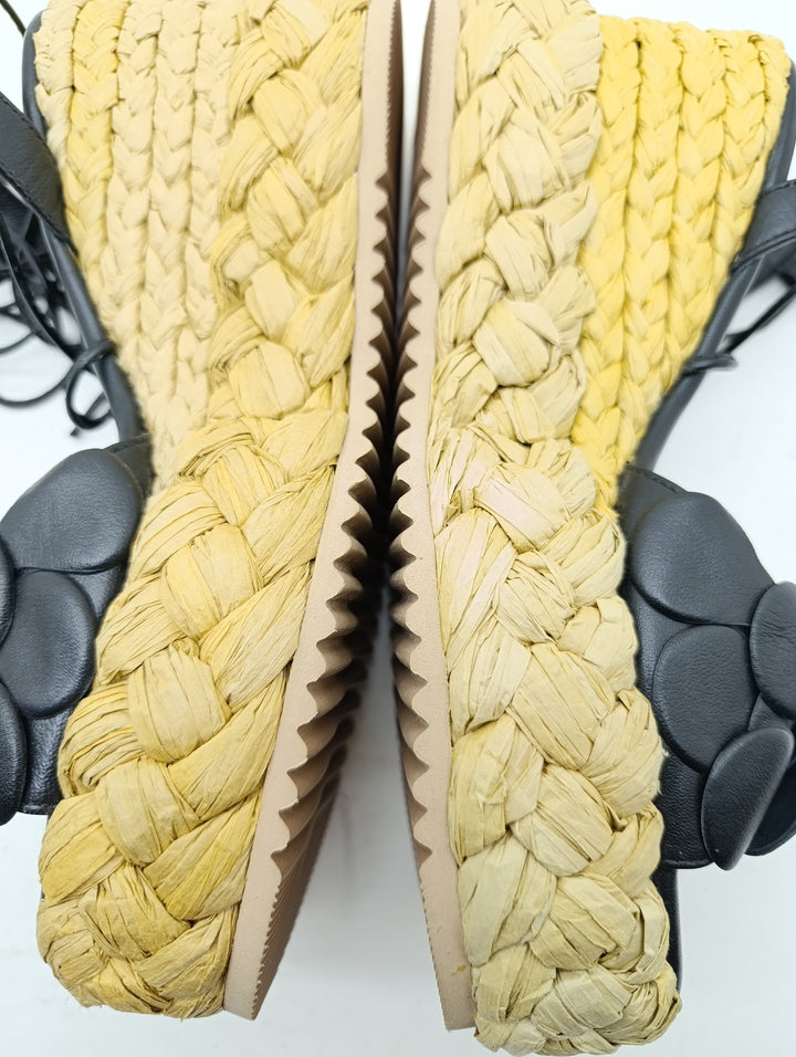 Emanuele Vee Sandalo Zeppa donna numero 37 nuovo deadstock