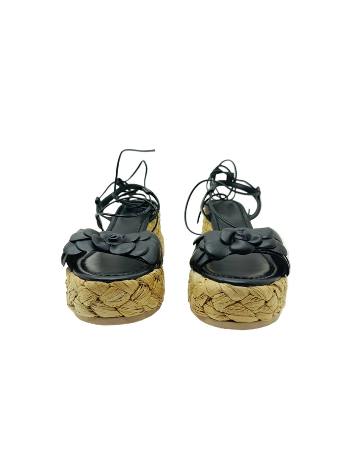 Emanuele Vee Sandalo Zeppa donna numero 40 nuovo deadstock