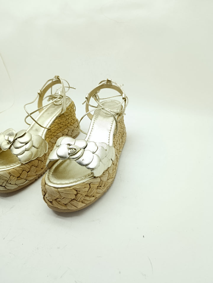 Emanuele Vee Sandalo Zeppa donna numero 40 nuovo deadstock