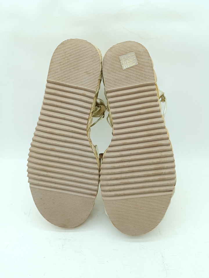 Emanuele Vee Sandalo Zeppa donna numero 40 nuovo deadstock
