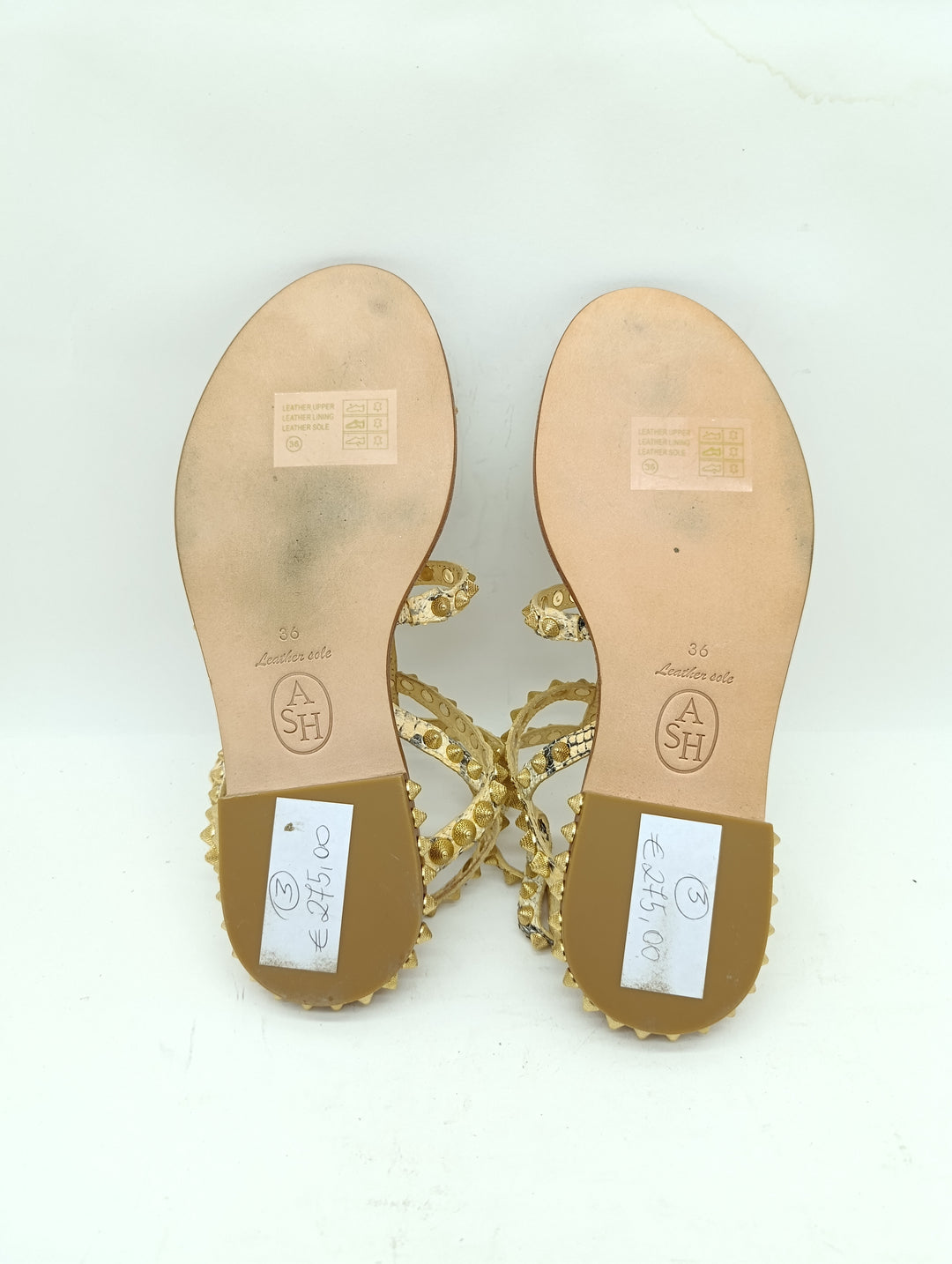 ASH Sandalo donna Pitone numero 36 nuovo deadstock