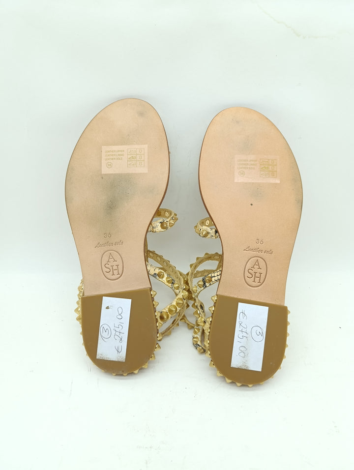ASH Sandalo donna Pitone numero 36 nuovo deadstock