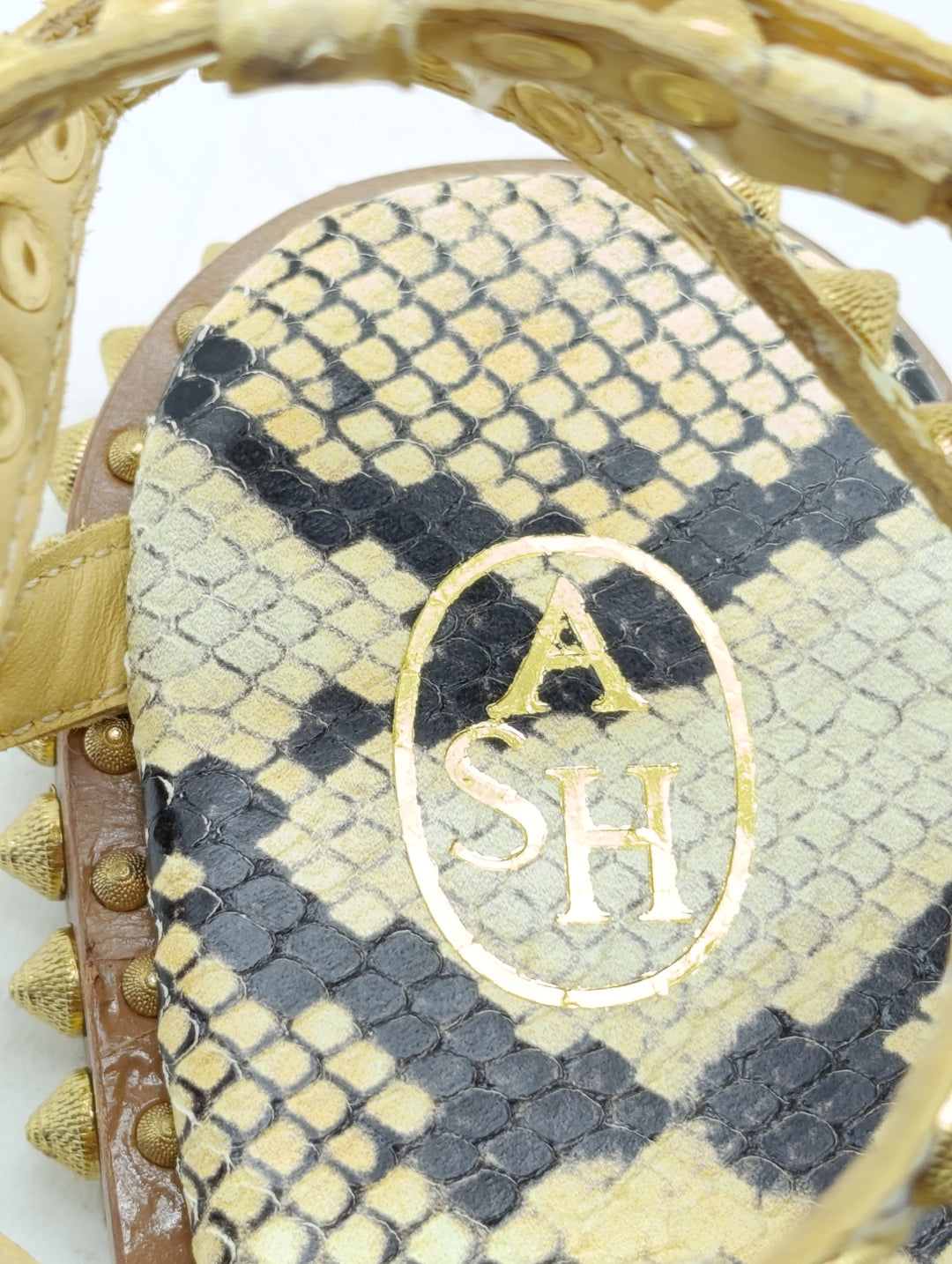 ASH Sandalo donna Pitone numero 36 nuovo deadstock