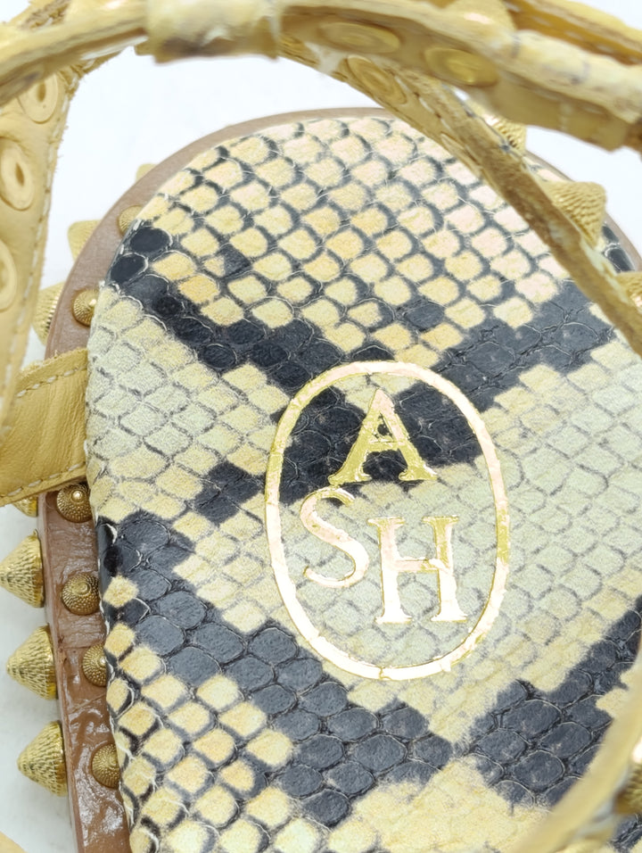 ASH Sandalo donna Pitone numero 36 nuovo deadstock