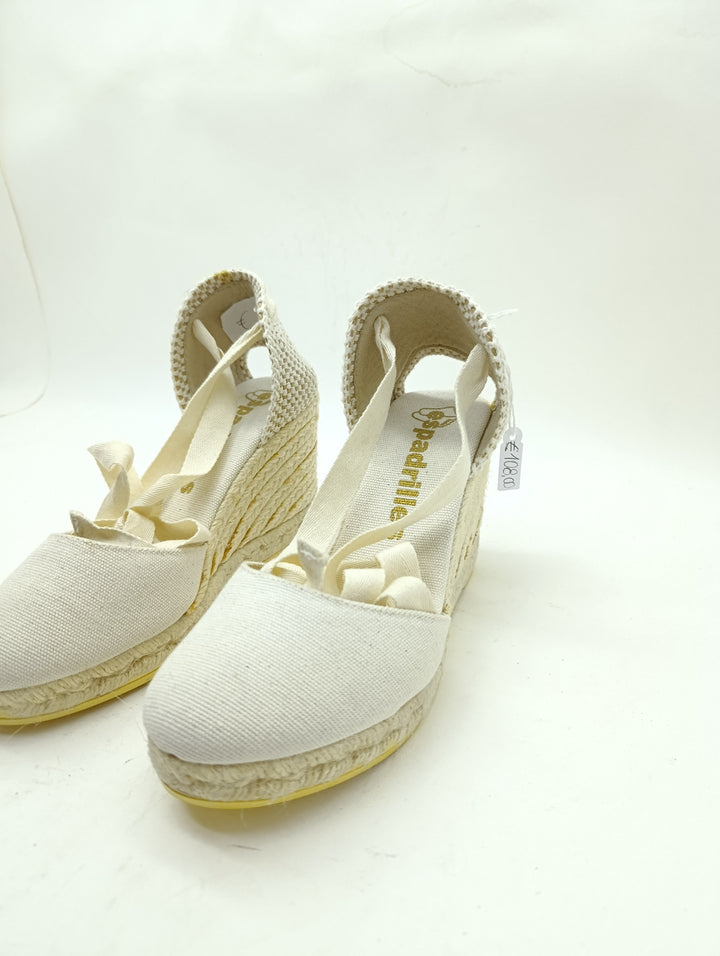 Espadrillas donna zeppa donna numero 36 Made in Spain nuovo deadstock