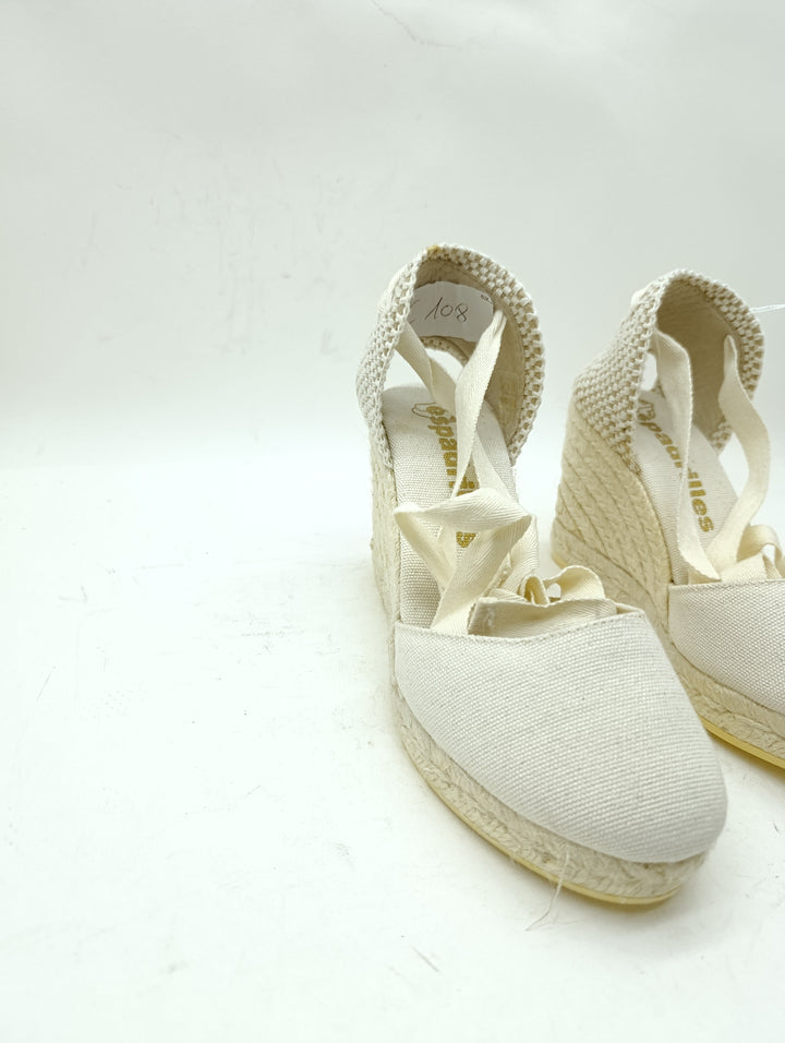 Espadrillas donna zeppa donna numero 36 Made in Spain nuovo deadstock