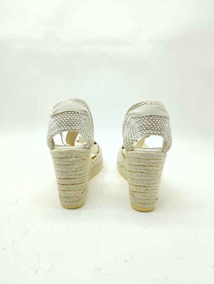 Espadrillas donna zeppa donna numero 36 Made in Spain nuovo deadstock