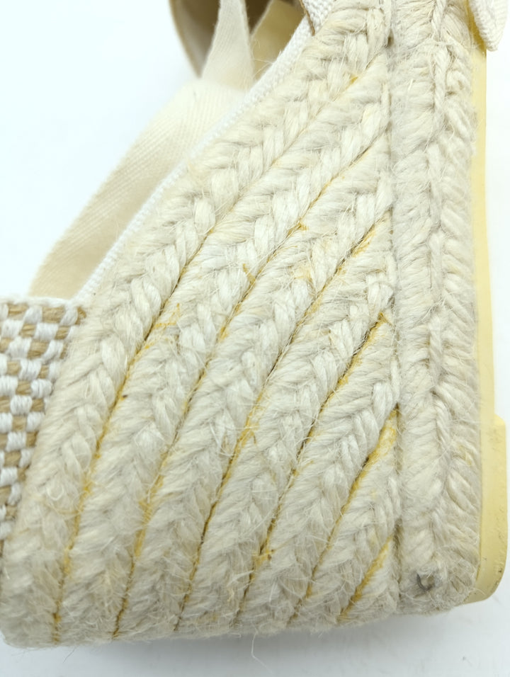 Espadrillas donna zeppa donna numero 36 Made in Spain nuovo deadstock