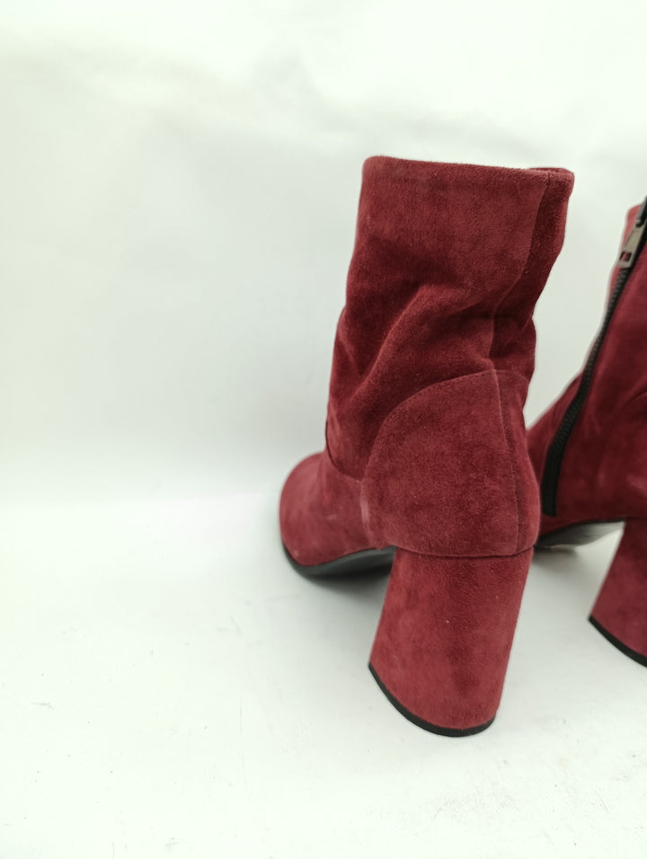Spring stivali donna numero 40 vero cuoio nuove deadstock made in Itaòy