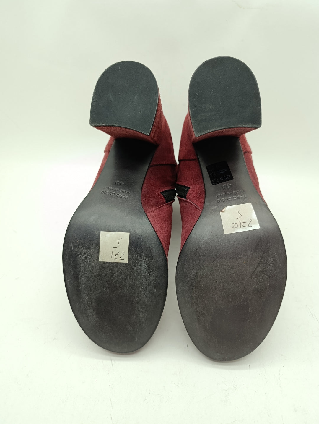 Spring stivali donna numero 40 vero cuoio nuove deadstock made in Itaòy