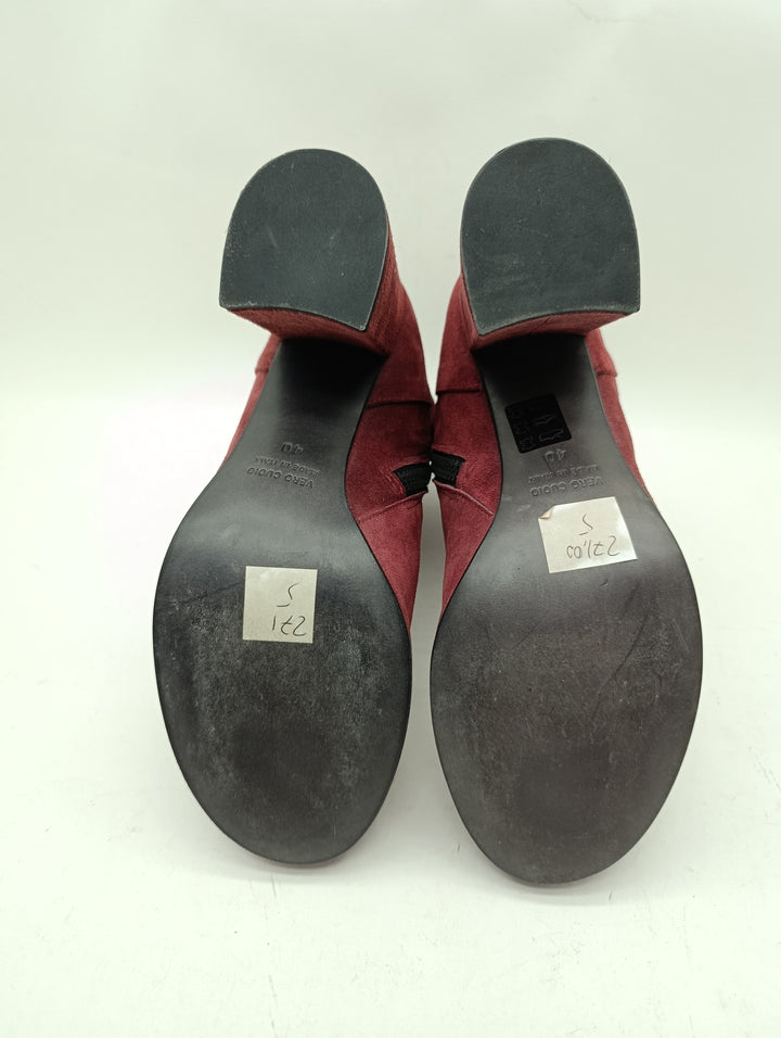 Spring stivali donna numero 40 vero cuoio nuove deadstock made in Itaòy