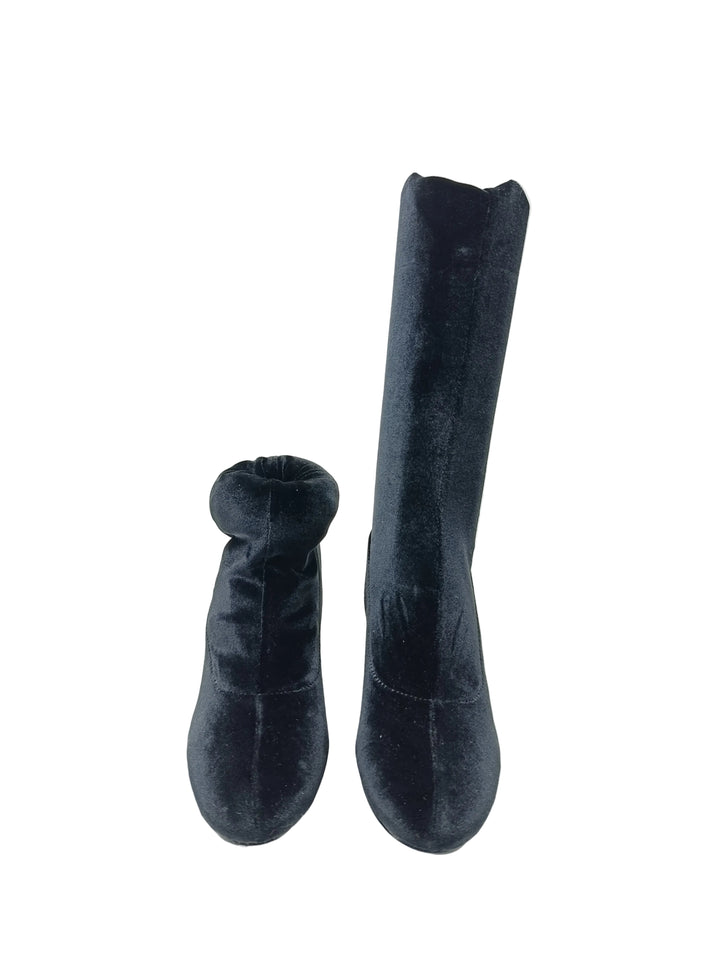 Kendall Kylie stivali donna numero 6M vero cuoio nuove deadstock