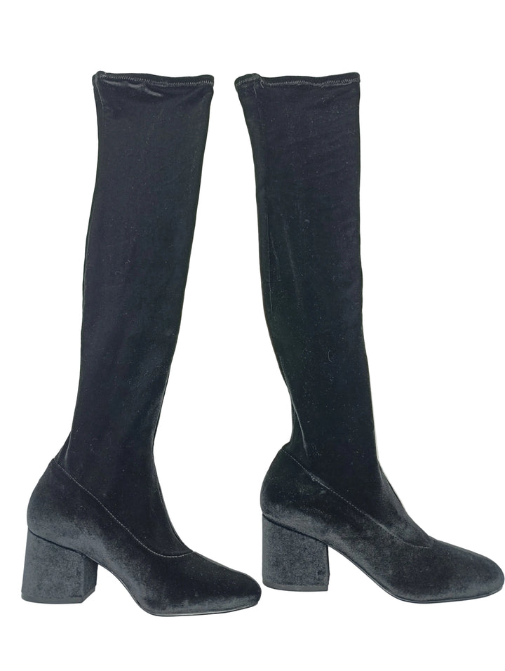 Kendall Kylie stivali donna numero 6M vero cuoio nuove deadstock