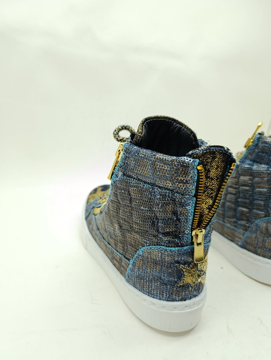 2Star sneakers donna numero 38 denim e gold nuove deadstock