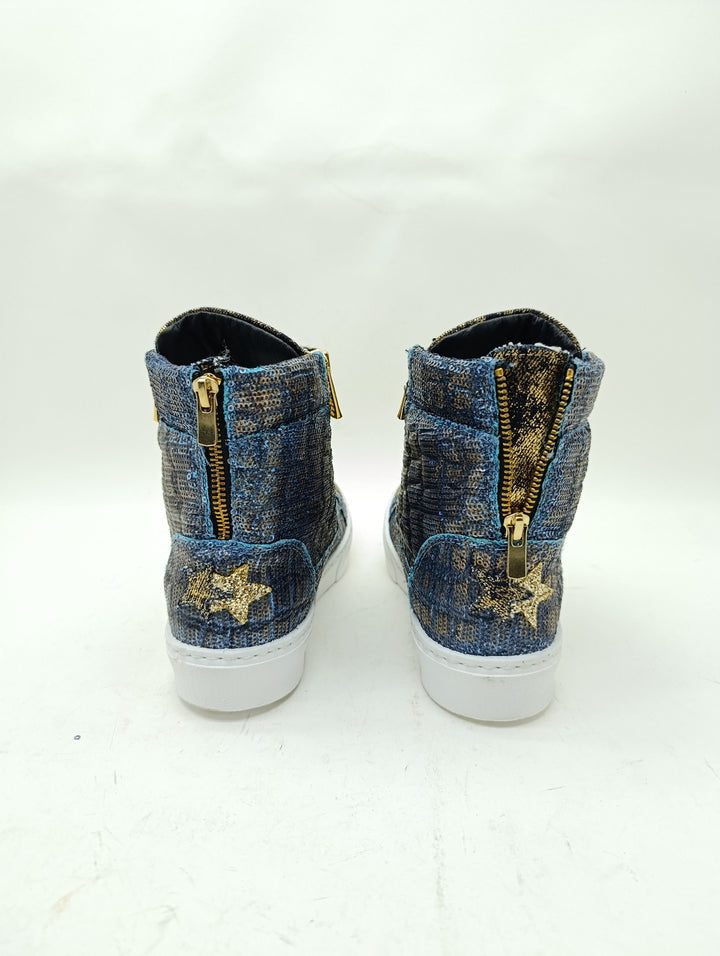 2Star sneakers donna numero 38 denim e gold nuove deadstock